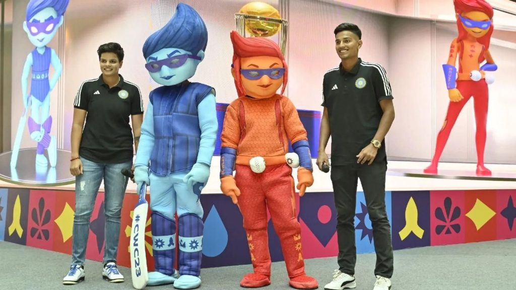ICC UNVEILS IRRESISTIBLE MASCOT DUO FOR MEN’S CRICKET WORLD CUP 2023