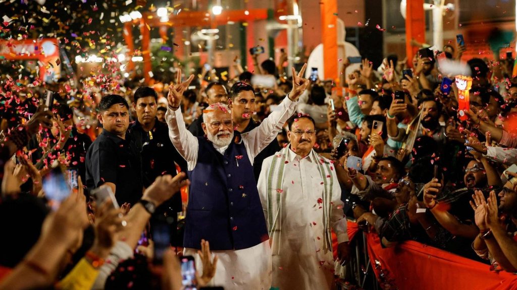 MODI DECLARES VICTORY IN CLOSER-THAN-EXPECTED INDIAN ELECTION