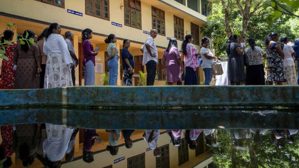VOTING ENDS IN SRI LANKA TO CHOOSE A PRESIDENT AND A WAY OUT OF YEARS OF TURMOIL